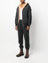 ribbed-knit cashmere track pants